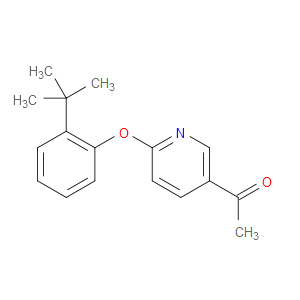 5-ACETYL-2-(2-TERT-BUTYLPHENOXY) PYRIDINE