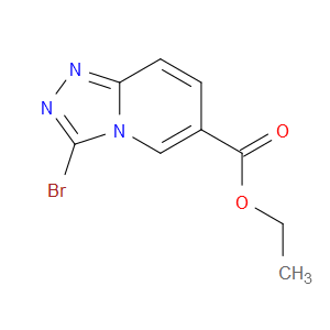 ETHYL 3-BROMO-[1,2,4]TRIAZOLO[4,3-A]PYRIDINE-6-CARBOXYLATE