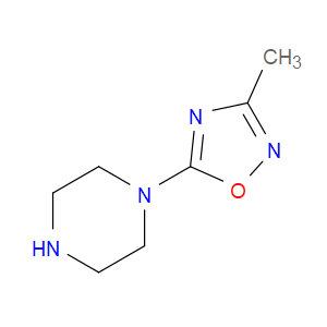 1-(3-METHYL-1,2,4-OXADIAZOL-5-YL)PIPERAZINE