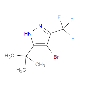 4-BROMO-3-TERT-BUTYL-5-(TRIFLUOROMETHYL)-1H-PYRAZOLE