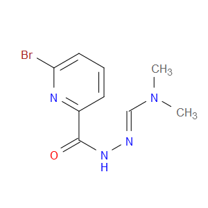 (E)-N'-(6-BROMOPICOLINOYL)-N,N-DIMETHYLFORMOHYDRAZONAMIDE - Click Image to Close