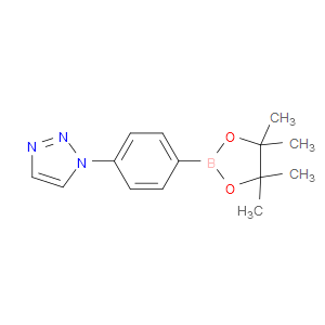 1-(4-(4,4,5,5-TETRAMETHYL-1,3,2-DIOXABOROLAN-2-YL)PHENYL)-1H-1,2,3-TRIAZOLE