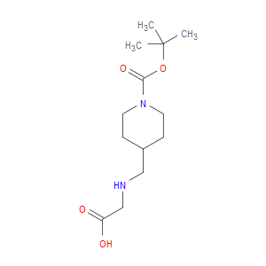 2-(((1-(TERT-BUTOXYCARBONYL)PIPERIDIN-4-YL)METHYL)AMINO)ACETIC ACID - Click Image to Close