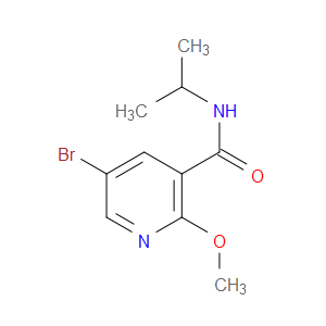 5-BROMO-N-ISOPROPYL-2-METHOXY-NICOTINAMIDE - Click Image to Close