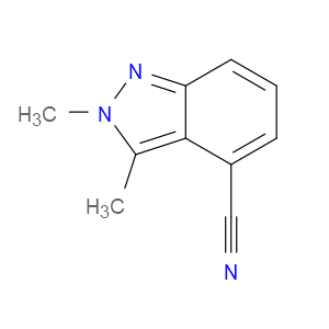 2,3-DIMETHYL-2H-INDAZOLE-4-CARBONITRILE