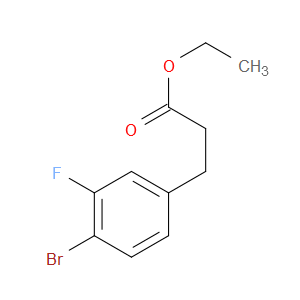 ETHYL 3-(4-BROMO-3-FLUOROPHENYL)PROPANOATE - Click Image to Close