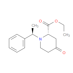 (S)-ETHYL 4-OXO-1-((R)-1-PHENYLETHYL)PIPERIDINE-2-CARBOXYLATE