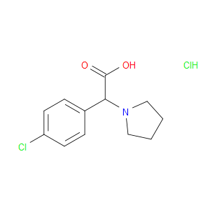2-(4-CHLOROPHENYL)-2-(PYRROLIDIN-1-YL)ACETIC ACID HYDROCHLORIDE