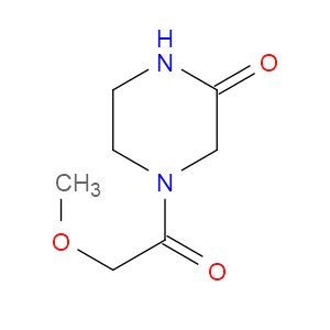 4-(2-METHOXYACETYL)PIPERAZIN-2-ONE