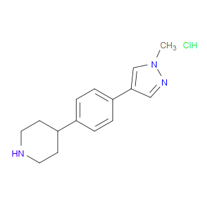 4-(4-(1-METHYL-1H-PYRAZOL-4-YL)PHENYL)PIPERIDINE HCL
