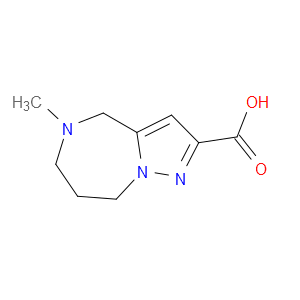 5-METHYL-5,6,7,8-TETRAHYDRO-4H-PYRAZOLO[1,5-A][1,4]DIAZEPINE-2-CARBOXYLIC ACID