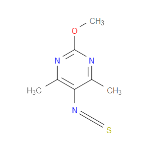 5-ISOTHIOCYANATO-2-METHOXY-4,6-DIMETHYL-PYRIMIDINE - Click Image to Close