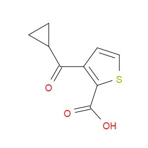 3-(CYCLOPROPANECARBONYL)THIOPHENE-2-CARBOXYLIC ACID - Click Image to Close