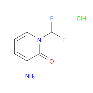 3-AMINO-1-(DIFLUOROMETHYL)PYRIDIN-2(1H)-ONE HYDROCHLORIDE - Click Image to Close