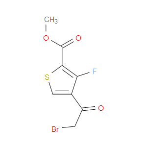 METHYL 4-(2-BROMOACETYL)-3-FLUOROTHIOPHENE-2-CARBOXYLATE - Click Image to Close