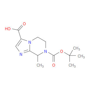 7-(TERT-BUTOXYCARBONYL)-8-METHYL-5,6,7,8-TETRAHYDROIMIDAZO[1,2-A]PYRAZINE-3-CARBOXYLIC ACID - Click Image to Close