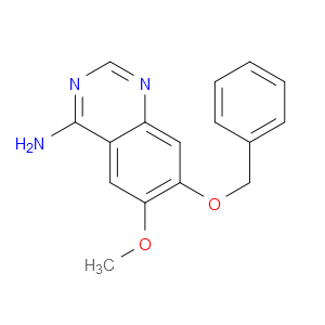 4-AMINO-7-BENZYLOXY-6-METHOXYQUINAZOLINE - Click Image to Close
