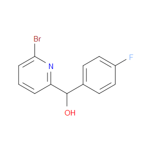 (6-BROMOPYRIDIN-2-YL)(4-FLUOROPHENYL)METHANOL