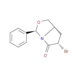 (3R,6S,7AS)-6-BROMO-3-PHENYLTETRAHYDROPYRROLO[1,2-C]OXAZOL-5(3H)-ONE
