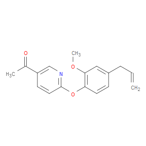 5-ACETYL-2-(4-ALLYL-2-METHOXYPHENOXY) PYRIDINE