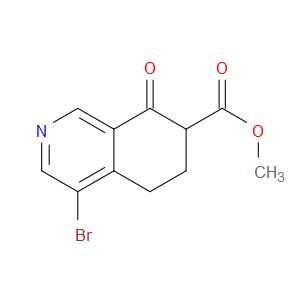 METHYL 4-BROMO-8-OXO-5,6,7,8-TETRAHYDROISOQUINOLINE-7-CARBOXYLATE - Click Image to Close