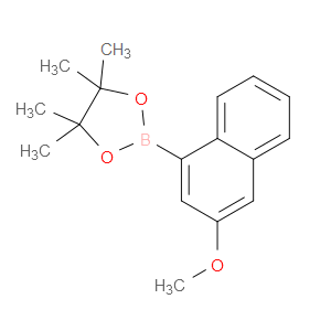2-(2-METHOXYNAPHTHALEN-4-YL)-4,4,5,5-TETRAMETHYL-1,3,2-DIOXABOROLANE - Click Image to Close