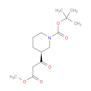 (S)-TERT-BUTYL 3-(3-METHOXY-3-OXOPROPANOYL)PIPERIDINE-1-CARBOXYLATE