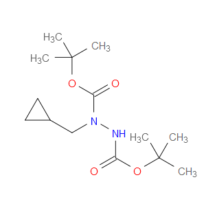 DI-TERT-BUTYL 1-(CYCLOPROPYLMETHYL)HYDRAZINE-1,2-DICARBOXYLATE
