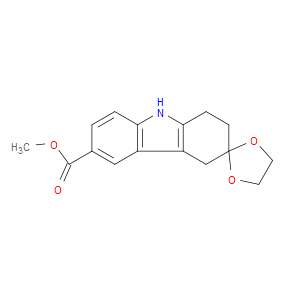 METHYL 1,2,4,9-TETRAHYDROSPIRO[CARBAZOLE-3,2'-[1,3]DIOXOLANE]-6-CARBOXYLATE - Click Image to Close