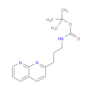 TERT-BUTYL (3-(1,8-NAPHTHYRIDIN-2-YL)PROPYL)CARBAMATE