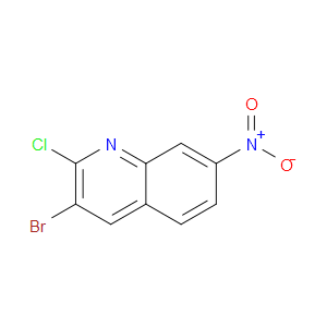 3-BROMO-2-CHLORO-7-NITROQUINOLINE