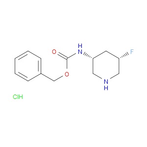 BENZYL ((3,5-CIS)-5-FLUOROPIPERIDIN-3-YL)CARBAMATE HCL
