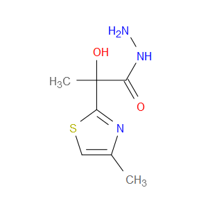 2-HYDROXY-2-(4-METHYLTHIAZOL-2-YL)PROPANEHYDRAZIDE
