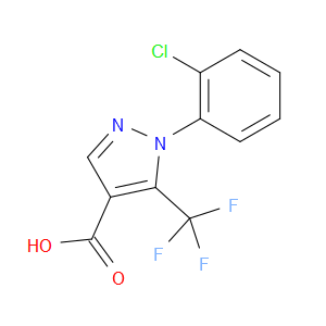 1-(2-CHLOROPHENYL)-5-(TRIFLUOROMETHYL)-1H-PYRAZOLE-4-CARBOXYLIC ACID