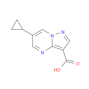 6-CYCLOPROPYLPYRAZOLO[1,5-A]PYRIMIDINE-3-CARBOXYLIC ACID