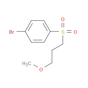 1-BROMO-4-((3-METHOXYPROPYL)SULFONYL)BENZENE