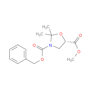 (S)-3-BENZYL 5-METHYL 2,2-DIMETHYLOXAZOLIDINE-3,5-DICARBOXYLATE