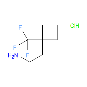 2-(1-(TRIFLUOROMETHYL)CYCLOBUTYL)ETHANAMINE HYDROCHLORIDE - Click Image to Close