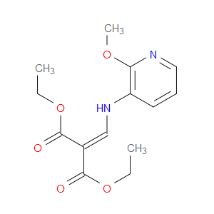 DIETHYL 2-(((2-METHOXYPYRIDIN-3-YL)AMINO)METHYLENE)MALONATE