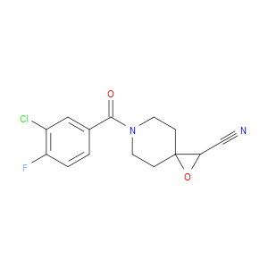 6-(3-CHLORO-4-FLUOROBENZOYL)-1-OXA-6-AZASPIRO[2.5]OCTANE-2-CARBONITRILE - Click Image to Close