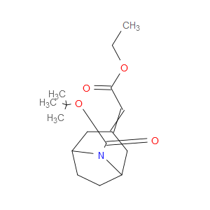 TERT-BUTYL 3-(2-ETHOXY-2-OXOETHYLIDENE)-8-AZABICYCLO[3.2.1]OCTANE-8-CARBOXYLATE