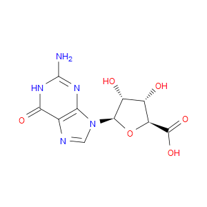 (2S,3S,4R,5R)-5-(2-AMINO-6-OXO-1H-PURIN-9(6H)-YL)-3,4-DIHYDROXYTETRAHYDROFURAN-2-CARBOXYLIC ACID