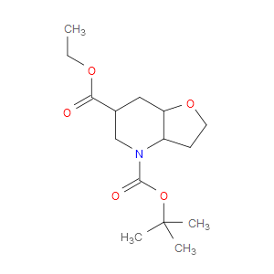 4-TERT-BUTYL 6-ETHYL HEXAHYDROFURO[3,2-B]PYRIDINE-4,6(2H)-DICARBOXYLATE