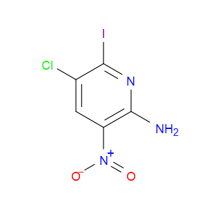 5-CHLORO-6-IODO-3-NITROPYRIDIN-2-AMINE
