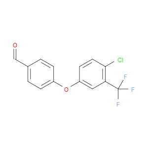 BENZALDEHYDE, 4-[4-CHLORO-3-(TRIFLUOROMETHYL)PHENOXY]- - Click Image to Close
