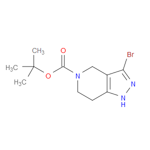 TERT-BUTYL 3-BROMO-1,4,6,7-TETRAHYDRO-5H-PYRAZOLO[4,3-C]PYRIDINE-5-CARBOXYLATE