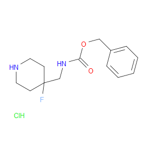 BENZYL (4-FLUOROPIPERIDIN-4-YL)METHYLCARBAMATE HYDROCHLORIDE