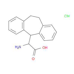 2-AMINO-2-(10,11-DIHYDRO-5H-DIBENZO[A,D][7]ANNULEN-5-YL)ACETIC ACID HYDROCHLORIDE