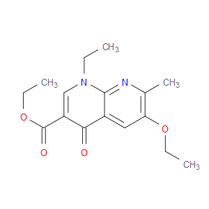 ETHYL 6-ETHOXY-1-ETHYL-7-METHYL-4-OXO-1,4-DIHYDRO-1,8-NAPHTHYRIDINE-3-CARBOXYLATE