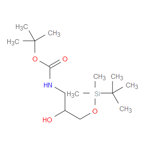 TERT-BUTYL 3-(TERT-BUTYLDIMETHYLSILYLOXY)-2-HYDROXYPROPYLCARBAMATE - Click Image to Close